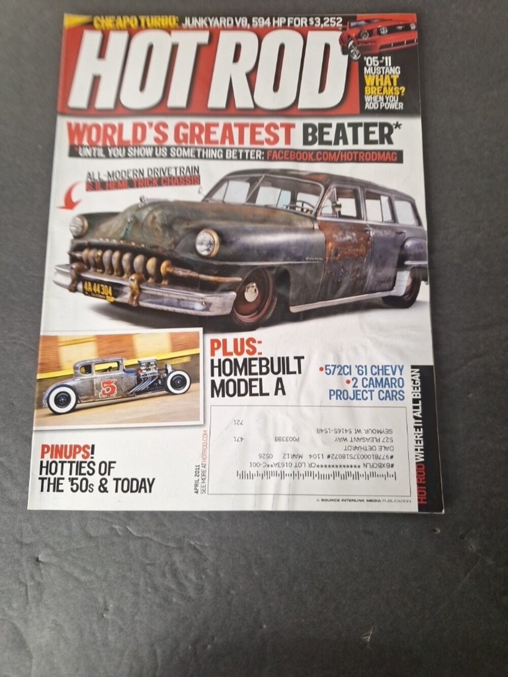 HOT ROD MAGAZINE FULL YEAR 2011.....COMPLETE TWELVE ISSUES JAN to DEC - Picture 9 of 13